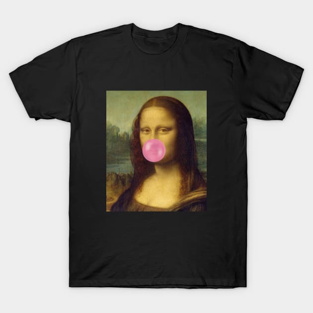 Bubble Gum Mona Lisa T-Shirt by Naves